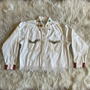 Vintage Taylor D Western Button Up Shirt Shacket Medium